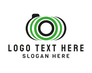 Video Camera - Camera Lens Focus logo design