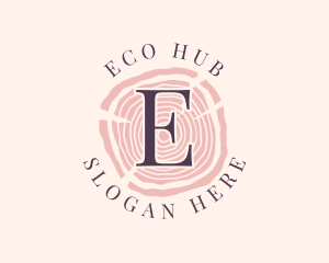 Organic Wood Eco Wellness  logo design