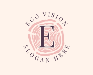 Organic Wood Eco Wellness  logo design