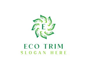 Eco Nature Leaves logo design