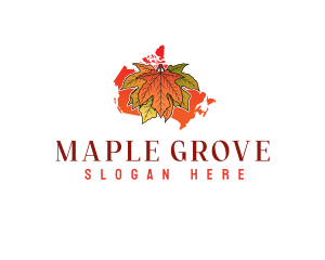 Canadian Maple Leaves logo design