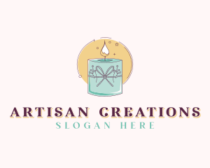 Artisanal Candle Decor logo design