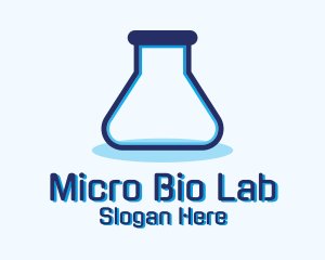 Simple Test Tube logo design