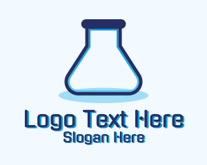 Simple Test Tube Logo