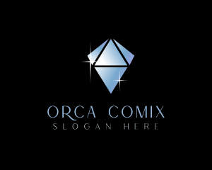 Crystal Sparkle Diamond Logo