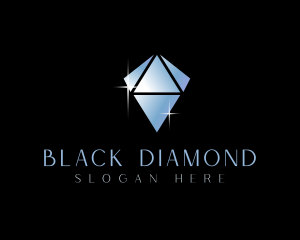 Crystal Sparkle Diamond logo design