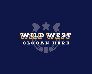 Wild West Horseshoe logo design