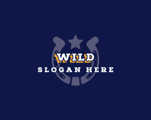 Wild West Horseshoe logo design