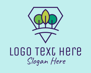 Leisure - Diamond Park Tree logo design