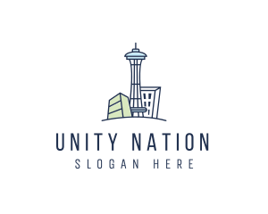 Seattle Tower Building logo design