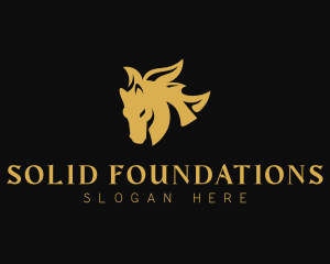 Wild Horse Stallion Logo