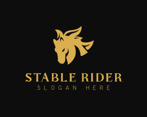 Wild Horse Stallion logo design