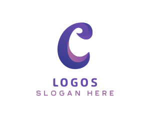 Violet - Purple Business Letter C logo design