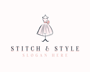 Dressmaker Gown Boutique logo design