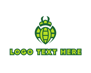 Beetle - Insect Grenade Pesticide logo design