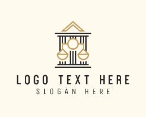 Courthouse - Legal Courthouse Building logo design