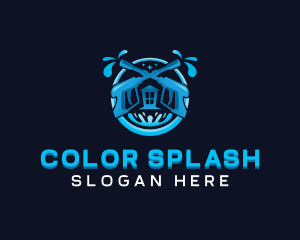 Pressure Wash Cleaning logo design