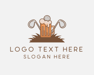 Beverage - Golf Beer Pub logo design