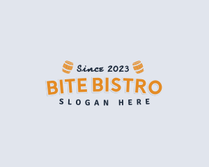 Generic Bistro Barrel Tavern logo design