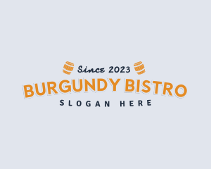 Generic Bistro Barrel Tavern logo design