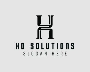 Mechanic Fabrication Letter H logo design