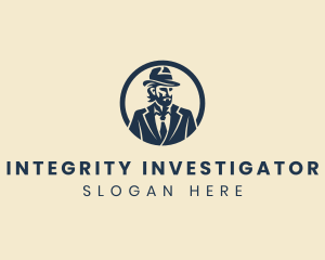 Investigator - Gentleman Fedora Hat logo design