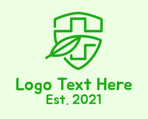 Environment Friendly - Green Medical Insurance logo design