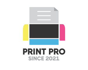 Printer - Ink Press Printer logo design