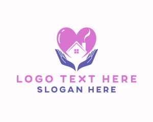 Hand - Charity Care Shelter logo design
