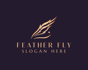 Feather Quill Writing logo design