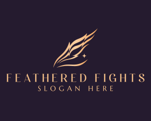 Feather Quill Writing logo design