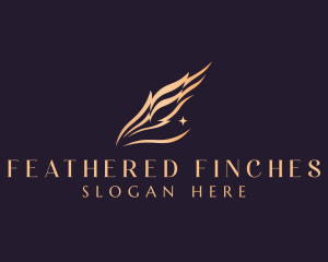 Feather Quill Writing logo design