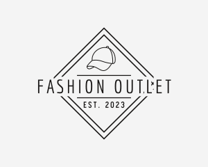 Outlet - Retro Fashion Cap logo design