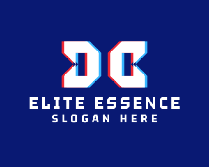 Game - Static Monogram Letter DC logo design