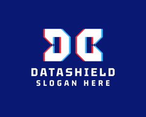 Cyber Space - Static Monogram Letter DC logo design