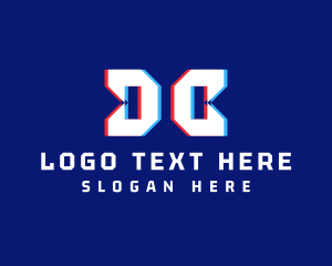 Expert - Static Monogram Letter DC logo design