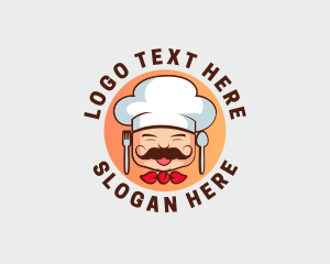 Cuisine - Gourmet Food Chef logo design