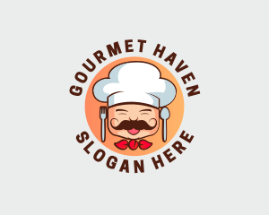 Gourmet Food Chef logo design