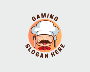 Cartoon - Gourmet Food Chef logo design