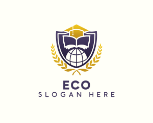 Elearning - University Academy Education logo design