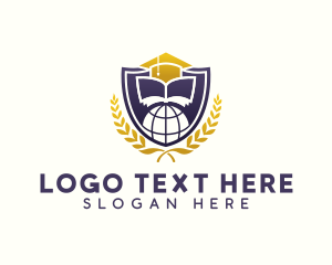 Generation - University Academy Education logo design