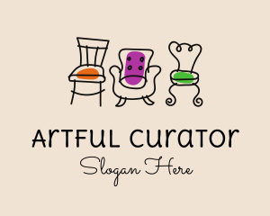 Furniture Chair Seats logo design