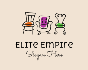 Furniture Chair Seats logo design