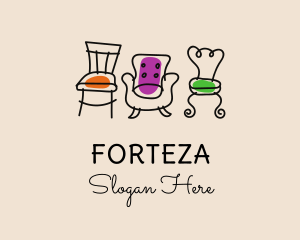 Furniture Chair Seats logo design