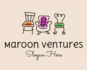 Furniture Chair Seats logo design