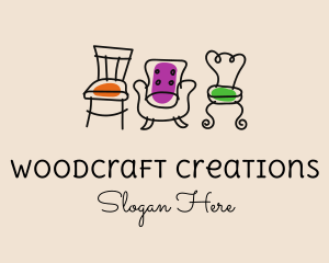 Furniture Chair Seats logo design