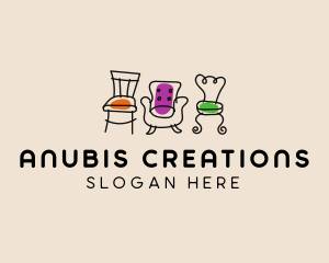 Furniture Chair Seats logo design