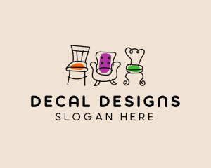 Furniture Chair Seats logo design