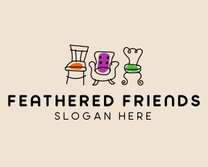 Furniture Chair Seats logo design