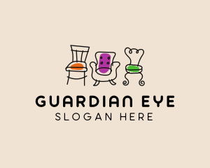 Furniture Chair Seats logo design